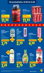 Gazetka promocyjna Lidl - Gazetka ważna od 10.08 do 11.08 - Gazetka - ważna od 11.08 do 11.08.2026 - strona 71 - produkty: Napój energetyczny, Lemoniada, Coca-Cola, Tiger, Tymbark, Limonka, Oshee, Arbuz, Napój, Liczi, Grejpfrut
