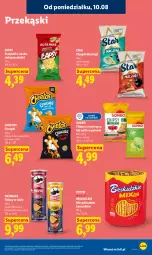 Gazetka promocyjna Lidl - Gazetka ważna od 10.08 do 11.08 - Gazetka - ważna od 11.08 do 11.08.2026 - strona 75 - produkty: Cheetos, Beskidzki, Chipsy, Chrupki, Wafle, Salsa, Sonko, Pringles