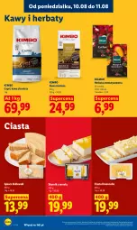 Gazetka promocyjna Lidl - Gazetka ważna od 10.08 do 11.08 - Gazetka - ważna od 11.08 do 11.08.2026 - strona 82 - produkty: Torebka, Kawa ziarnista, Królewski, Kawa mielona, Kawa, Dilmah, Sękacz, Herbata