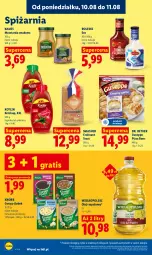 Gazetka promocyjna Lidl - Gazetka ważna od 10.08 do 11.08 - Gazetka - ważna od 11.08 do 11.08.2026 - strona 84 - produkty: Ketchup, Sos, Mus, Gra, Croissant, Dr. Oetker, Pizza, Kotlin, Olej rzepakowy, Kubek, Kamis, Olej, Knorr, Musztarda