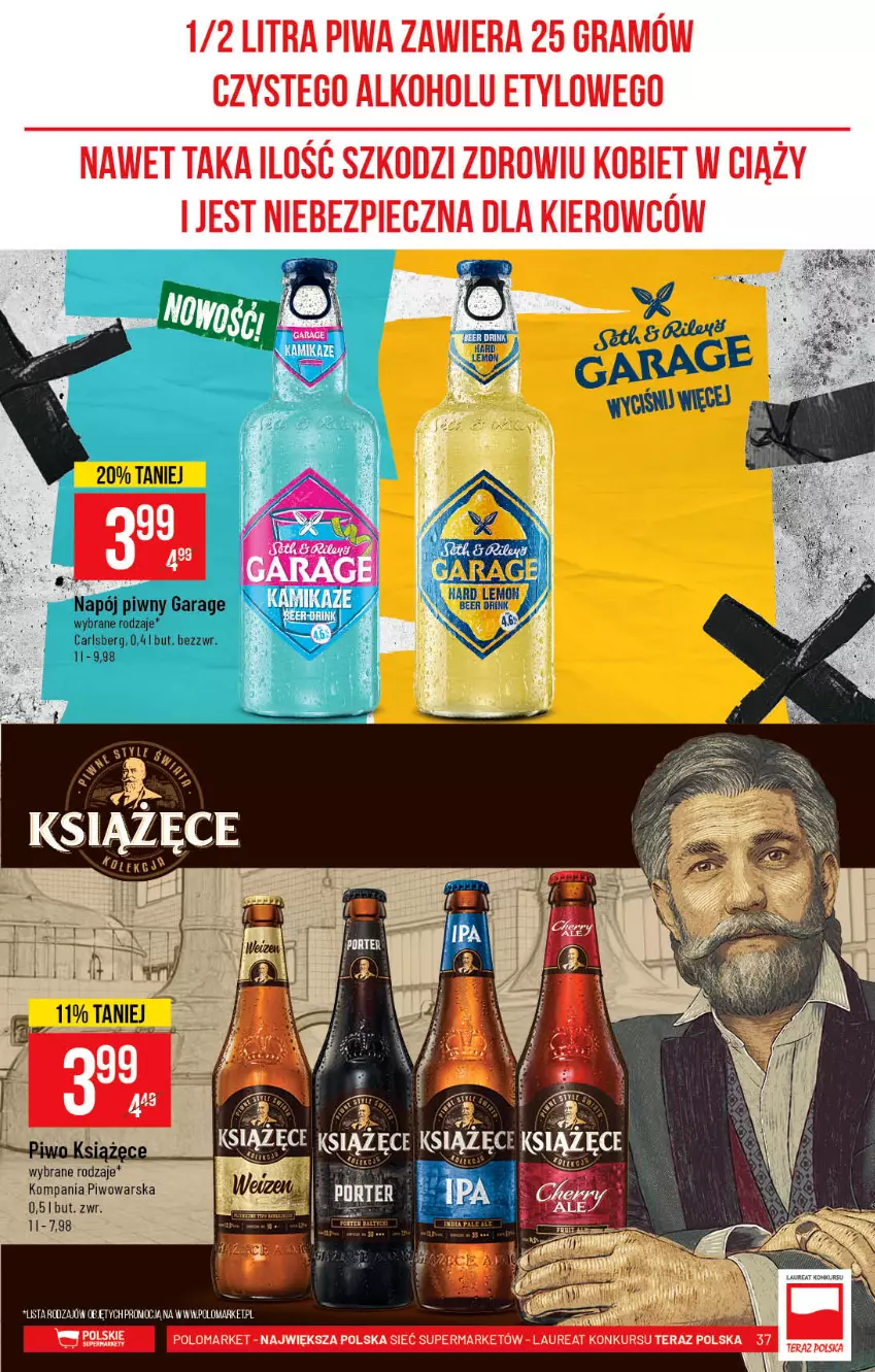 Gazetka promocyjna PoloMarket - Gazetka pomocyjna - ważna 01.09 do 07.09.2021 - strona 37 - produkty: Carlsberg, Gra, Napój, Piec, Piwa, Piwo