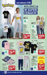 Gazetka promocyjna Aldi - Pełna oferta - Gazetka - ważna od 09.08 do 09.08.2025 - strona 40 - produkty: Gin, Kapcie, T-shirt, Wełna, Legginsy, Dzieci, Sukienka, Bluza, Piżama
