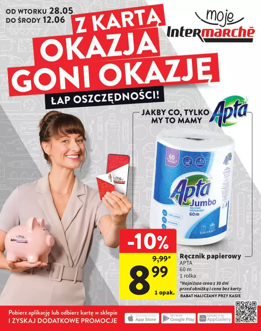 Gazetka promocyjna Intermarche - Gazetka Intermarche - ważna 28.05 do 12.06.2024 - strona 1 - produkty: Papier, Ręcznik