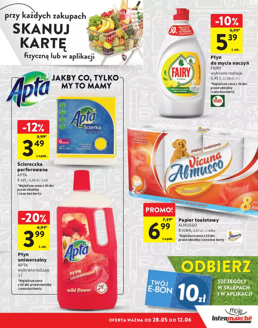 Gazetka promocyjna Intermarche - Gazetka Intermarche - ważna 28.05 do 12.06.2024 - strona 13 - produkty: Do mycia naczyń, Fa, Fairy, Mus, Papier, Papier toaletowy, Płyn do mycia, Płyn do mycia naczyń