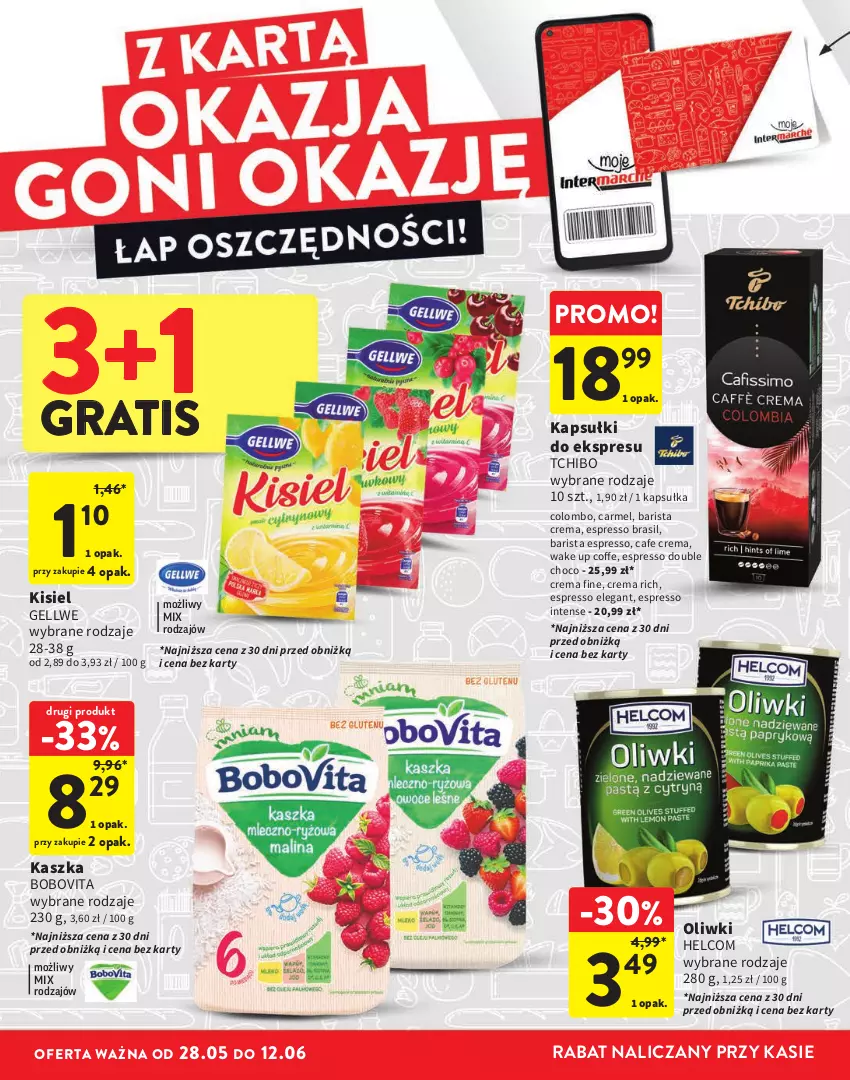 Gazetka promocyjna Intermarche - Gazetka Intermarche - ważna 28.05 do 12.06.2024 - strona 8 - produkty: BoboVita, Gra, HELCOM, Kisiel, Oliwki, Tchibo