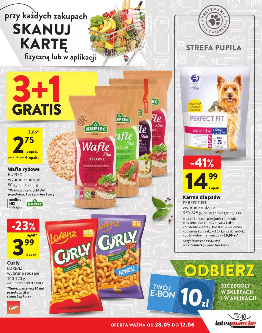 Gazetka promocyjna Intermarche - Gazetka Intermarche - ważna 28.05 do 12.06.2024 - strona 9 - produkty: Gra, Kupiec, Kurczak, Lorenz, Piec, Ryż, Wafle, Wołowina