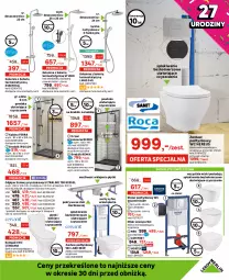 Gazetka promocyjna Leroy Merlin - Gazetka Leroy Merlin - Gazetka - ważna od 30.05 do 30.05.2023 - strona 17 - produkty: Kompakt WC, Bateria umywalkowa, Sok, Ser, Por, Papier, Dywanik łazienkowy, Dywanik, Zestaw podtynkowy WC, Szafka pod umywalkę, Stojak, Słupek, Termos, Szczotka, Klej, Deska wolnoopadająca, Tran, Szafka, Sport, Syfon, Mydelniczka, Bateria, Suszarka, Brodzik, Kubek, Umywalka, Dozownik, Drzwi, Lustro, Pokrywa, Dozownik mydła, Dywan, Lakier