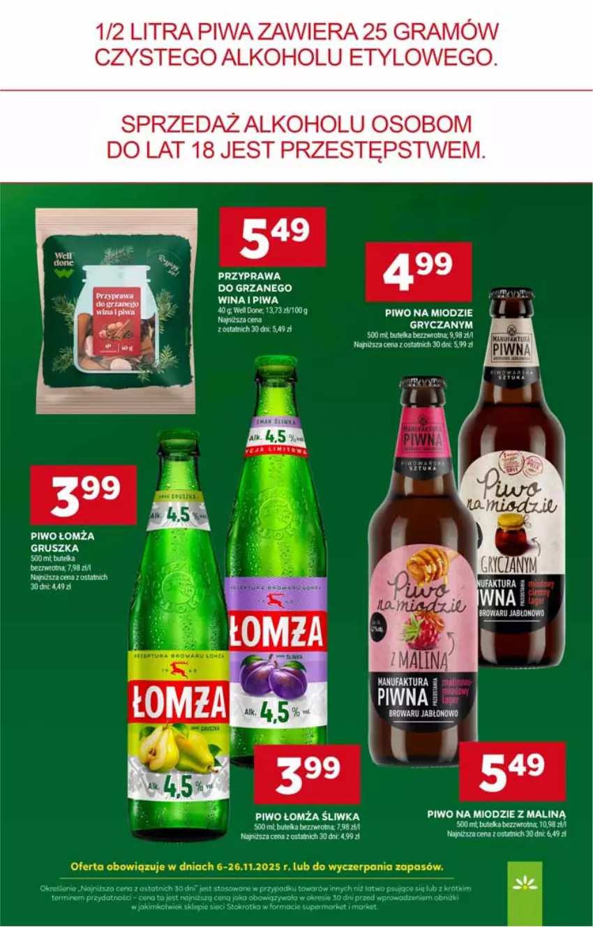 Gazetka promocyjna Stokrotka - Supermarket - ważna 13.11 do 19.11.2025 - strona 31 - produkty: Gra, Gry, Piwa, Piwo, Por