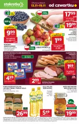 Gazetka promocyjna Stokrotka - Supermarket - Gazetka - ważna od 19.11 do 19.11.2025 - strona 1 - produkty: Kurczak, Warzywa, Kawa rozpuszczalna, Filet z piersi kurczaka, Kawa, Mlekovita, Szynka, Tarczyński, Miód, Owoce, Jacobs, Masło, Olej, Mięso, Nektar, Jabłka, NOWAK, Mleko