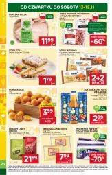 Gazetka promocyjna Stokrotka - Supermarket - Gazetka - ważna od 19.11 do 19.11.2025 - strona 2 - produkty: Kurczak, Mięso wołowe, Warzywa, Sok, Ser, Gra, Papier, Cukier, Praliny, Lindor, Mlekovita, Pomarańcze, Szarlotka, Sok jabłkowy, Rogal, Owoce, Gouda, Kakao, Mięso, Lindt, Mleko
