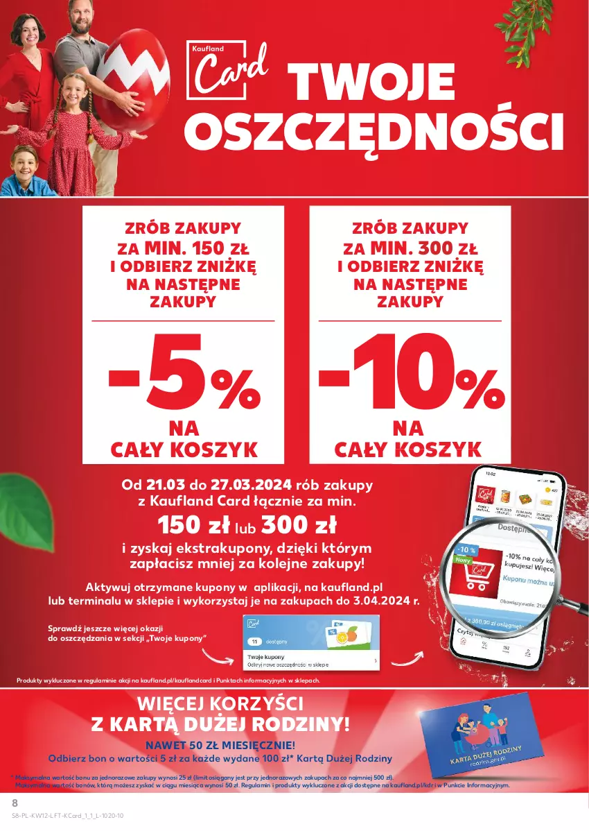 Gazetka promocyjna Kaufland - Gazetka tygodnia - ważna 21.03 do 26.03.2024 - strona 8 - produkty: Kosz, Olej