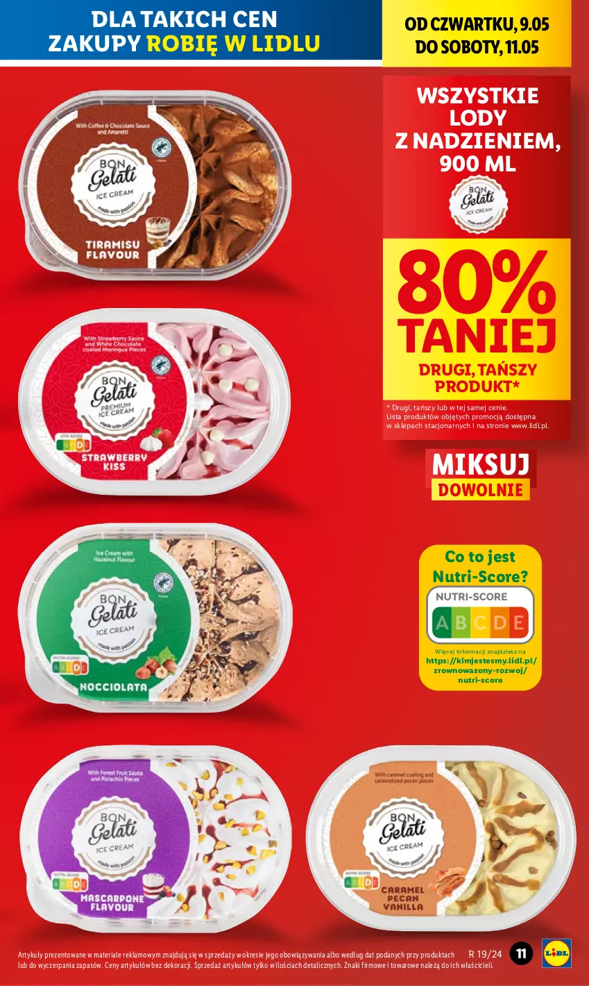 Gazetka promocyjna Lidl - GAZETKA - ważna 09.05 do 11.05.2024 - strona 11 - produkty: Lody, Wazon