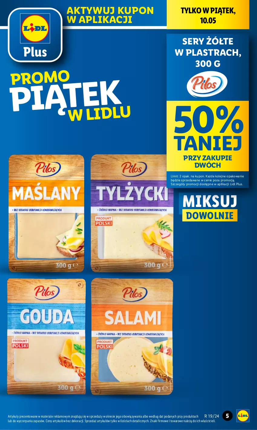 Gazetka promocyjna Lidl - GAZETKA - ważna 09.05 do 11.05.2024 - strona 5 - produkty: Olej, Ser