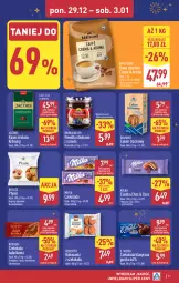 Gazetka promocyjna Aldi - Pełna oferta - Gazetka - ważna od 03.01 do 03.01.2026 - strona 11 - produkty: Ciastka, Ser, Rum, Cukier, Kawa ziarnista, Kawa mielona, Kawa, Diamant, Korpusy, Sanki, Czekolada, E. Wedel, Cukier trzcinowy, Jacobs, Milka, Kokos