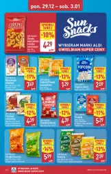 Gazetka promocyjna Aldi - Pełna oferta - Gazetka - ważna od 03.01 do 03.01.2026 - strona 14 - produkty: Ser, Chrupki chlebowe, Beko, Chrupki, Sezam, Popcorn, Chleb, Krakersy