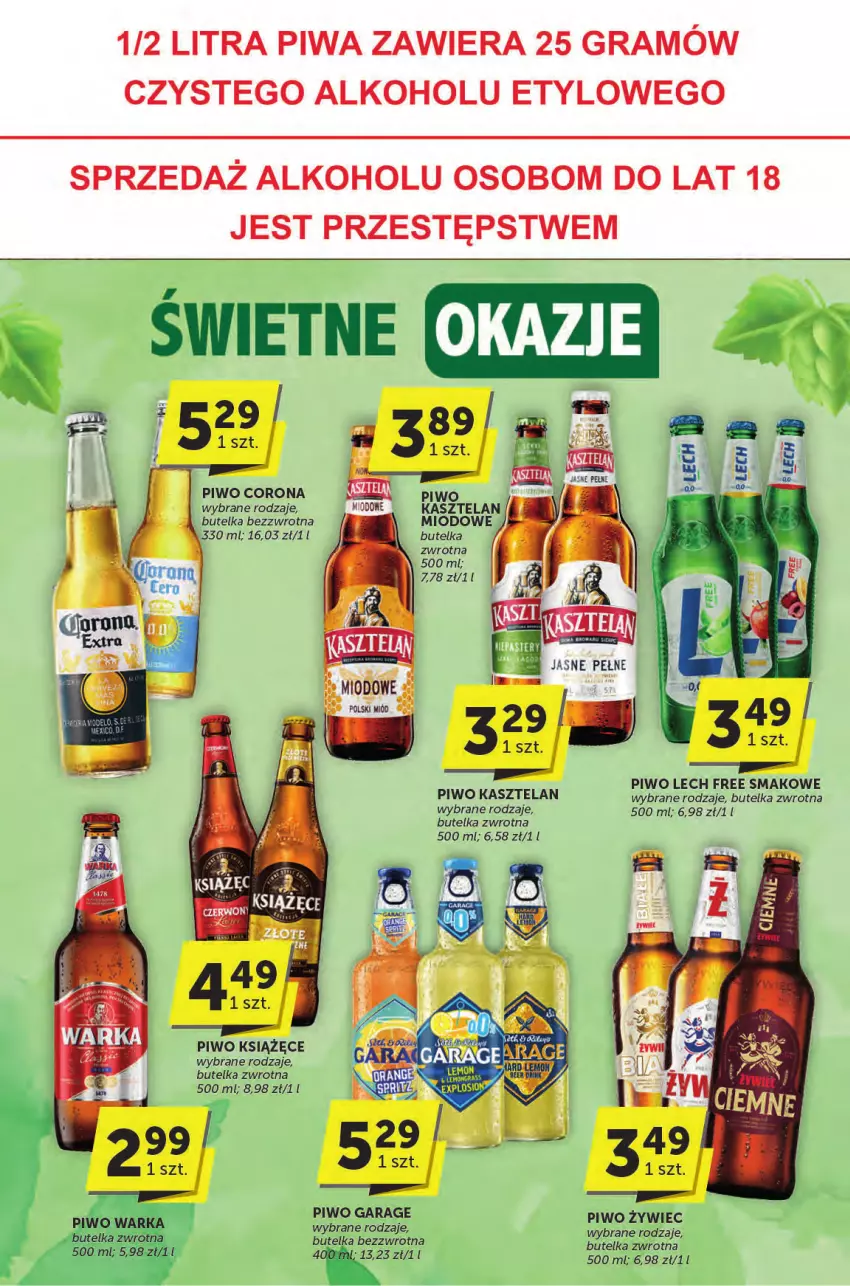 Gazetka promocyjna ABC - ważna 20.03 do 01.04.2025 - strona 28 - produkty: Gra, Kasztelan, Książęce, Miód, Piwa, Piwo