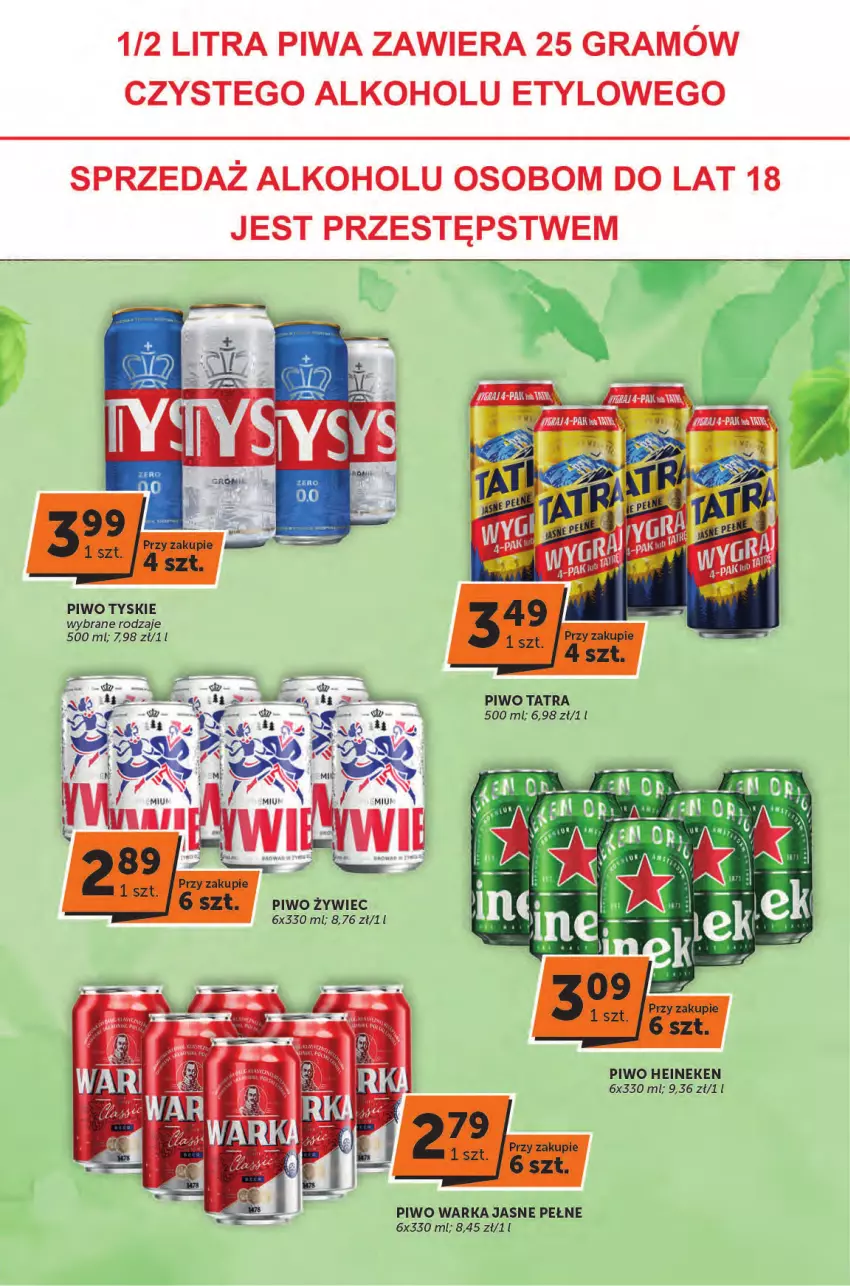 Gazetka promocyjna ABC - ważna 20.03 do 01.04.2025 - strona 29 - produkty: Heineken, Piwo, Tatra, Tyskie, Warka