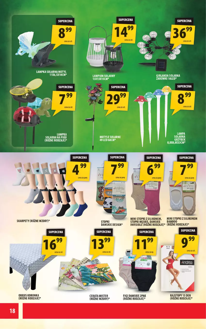 Gazetka promocyjna Arhelan - Gazetka - ważna 24.04 do 03.05.2026 - strona 18 - produkty: Karp, LG, Obrus, Rajstopy, Top