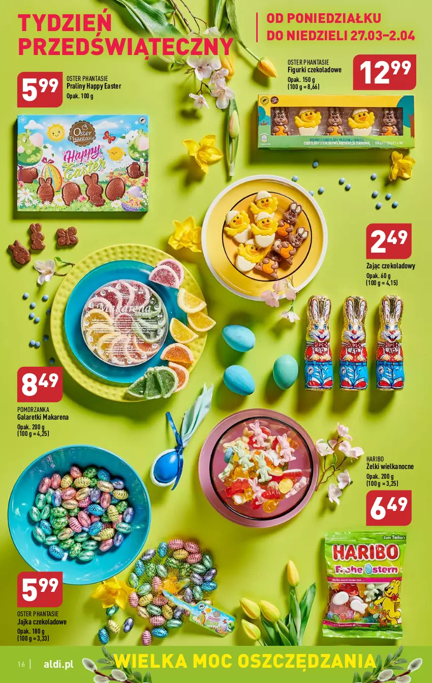 Gazetka promocyjna Aldi - Pełen katalog - ważna 27.03 do 02.04.2023 - strona 16 - produkty: Gala, Galaretki, Haribo, Praliny