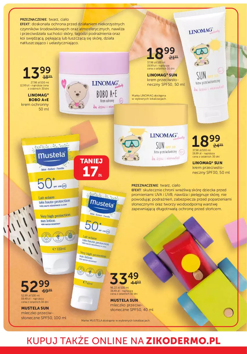 Gazetka promocyjna Ziko - Gazetka Ziko Dermo - ważna 29.05 do 12.06.2024 - strona 16 - produkty: Linomag, Mleczko, Mus, Mustela, Piec, Por