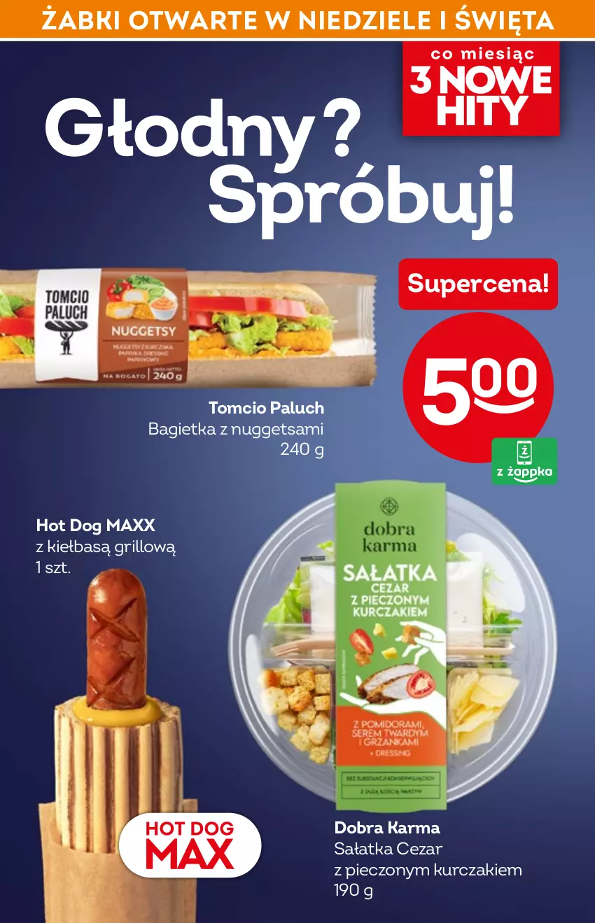 Gazetka promocyjna Żabka - ważna 13.04 do 19.04.2022 - strona 6 - produkty: Bagietka, Grill, Hot dog, Kurczak, Piec, Sałat, Sałatka