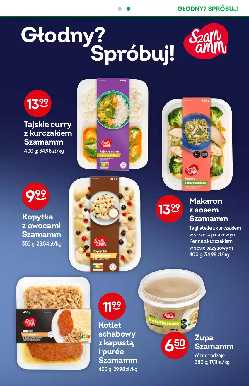 Gazetka promocyjna Żabka - ważna 13.07 do 19.07.2022 - strona 17 - produkty: Bazyl, Kapustą, Kopytka, Kotlet, Kurczak, Makaron, Makaron z sosem, Penne, Pur, Sos, Szpinak, Tagliatelle, Zupa