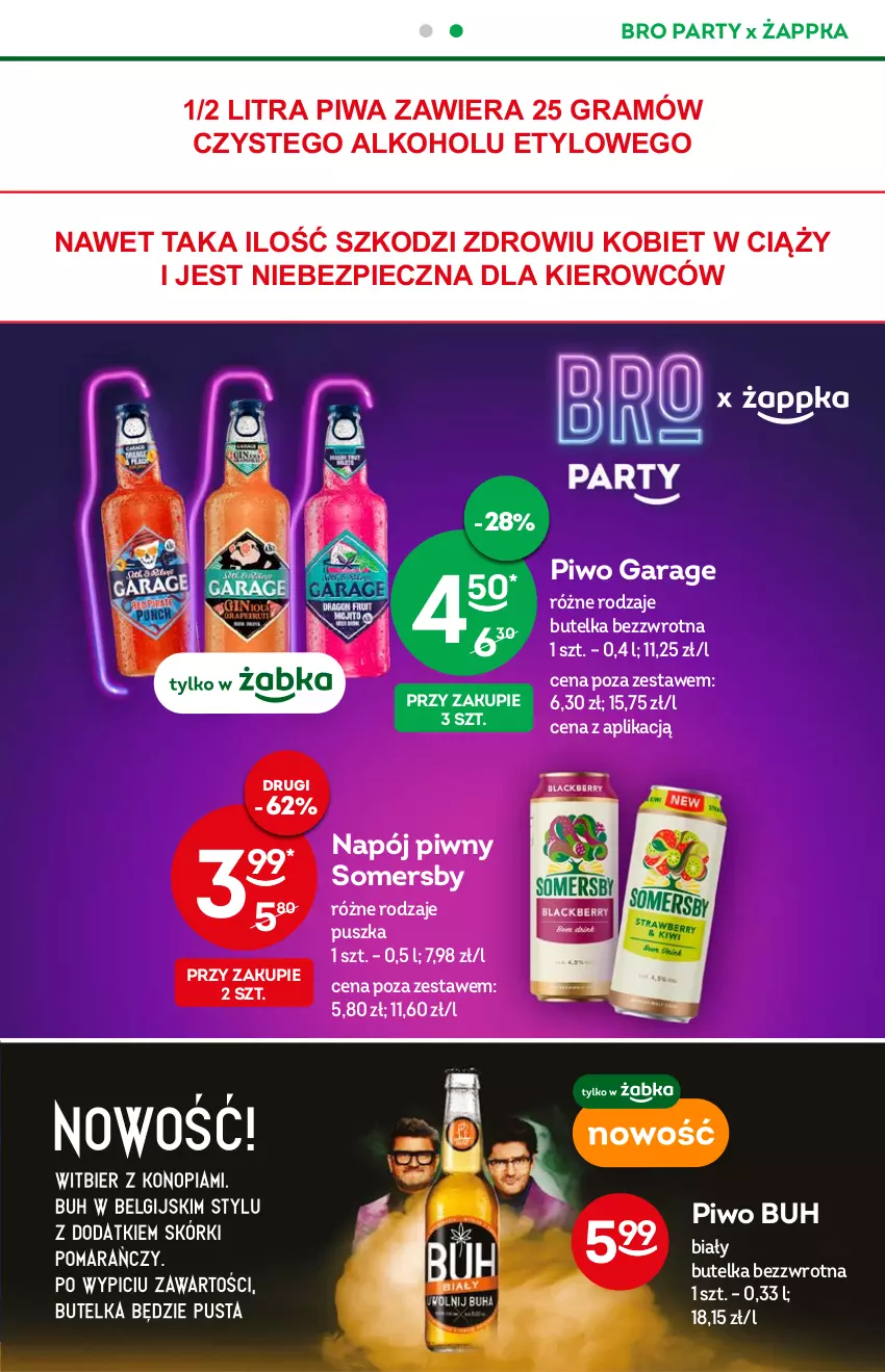 Gazetka promocyjna Żabka - ważna 13.07 do 19.07.2022 - strona 19 - produkty: Gra, Napój, Piec, Piwa, Piwo, Somersby