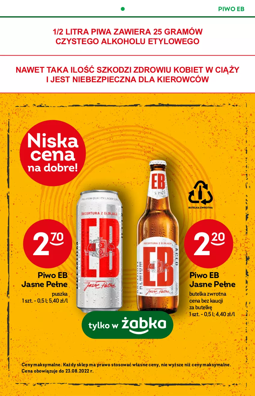 Gazetka promocyjna Żabka - ważna 13.07 do 19.07.2022 - strona 22 - produkty: Gra, Piec, Piwa, Piwo