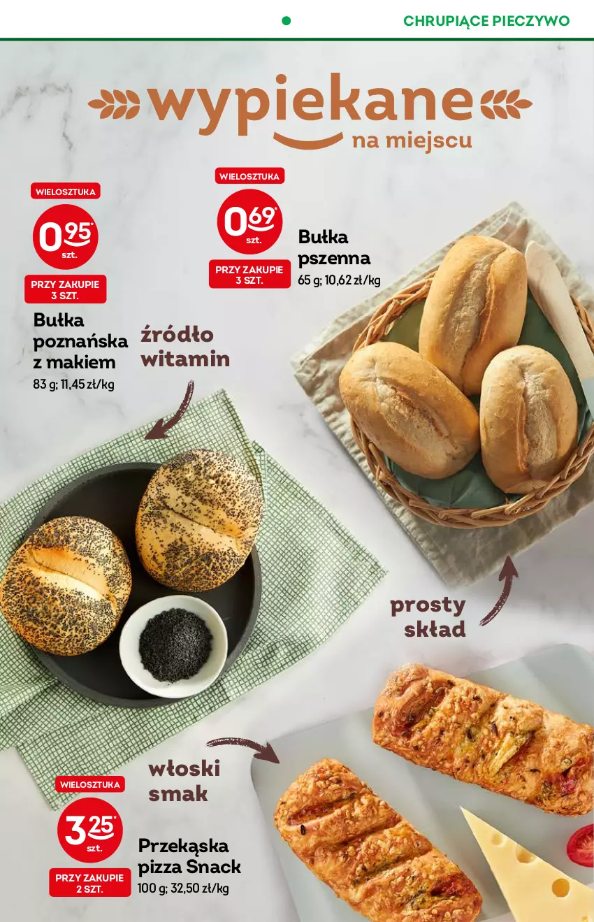 Gazetka promocyjna Żabka - ważna 13.07 do 19.07.2022 - strona 25 - produkty: Bułka, Piec, Pieczywo, Pizza