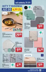 Gazetka promocyjna Aldi - Artykuły przemysłowe i tekstylia - Gazetka - ważna od 31.01 do 31.01.2026 - strona 11 - produkty: Por, Koc, Ręcznik kuchenny, Wełna, Ręcznik, Piekarnik, Patelnia, Obrus, Podkład