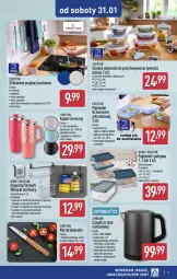 Gazetka promocyjna Aldi - Artykuły przemysłowe i tekstylia - Gazetka - ważna od 31.01 do 31.01.2026 - strona 9 - produkty: Przybory kuchenne, Top, Ser, Por, Czajnik, Wieszak, Organizer, Pojemnik, Silan, Kubek termiczny, Kubek, Drzwi, Szpatułka, Kuchenki mikrofalowe, Fa