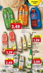 Gazetka promocyjna Lidl - GAZETKA - Gazetka - ważna od 06.08 do 06.08.2022 - strona 35 - produkty: Sok, Mus, 7up, Lemoniada, Mirinda, Pepsi, Napój gazowany, Tymbark, Syrop, Limonka, Arbuz, Mango, Napój, Napój musujący