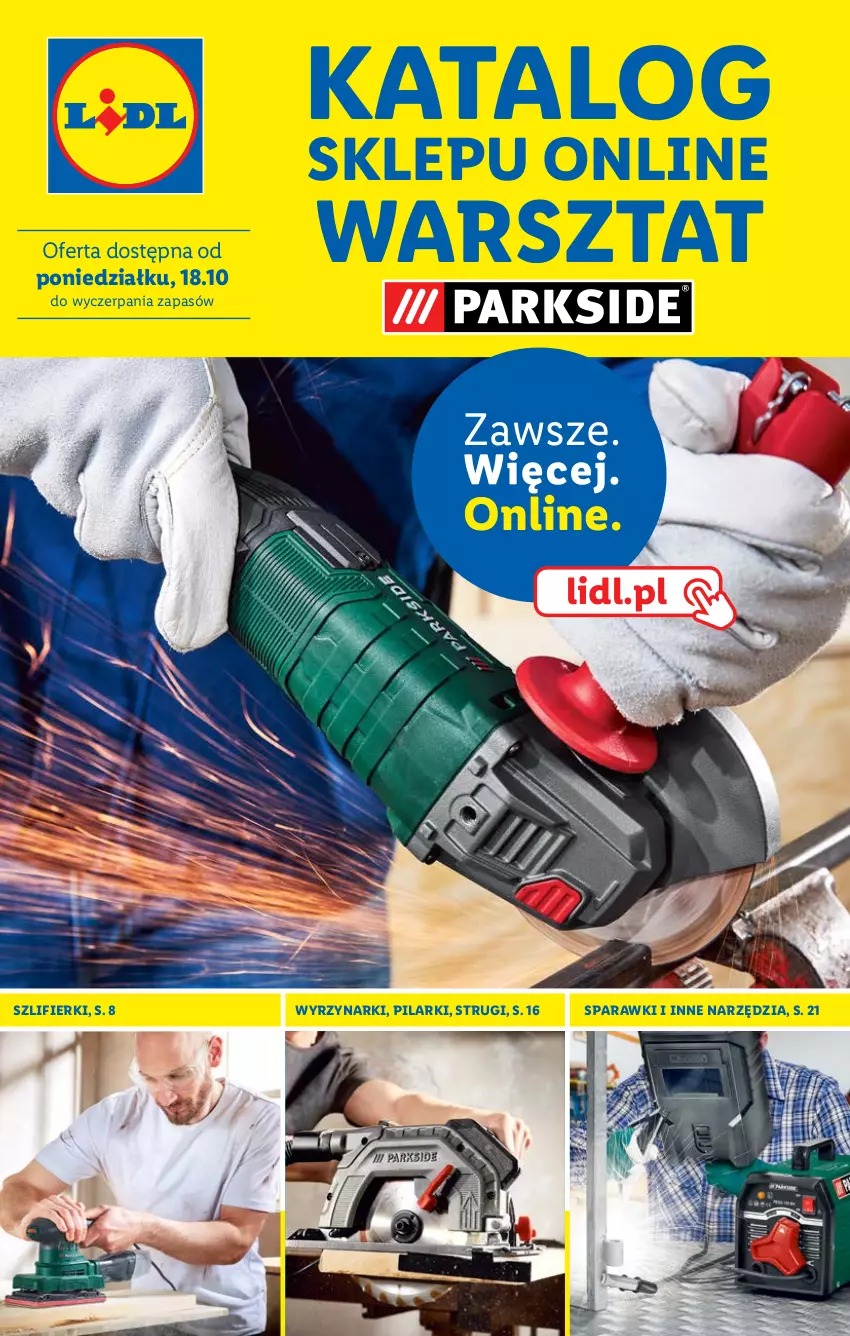 Gazetka promocyjna Lidl - KATALOG SKLEPU ONLINE WARSZAT - ważna 18.10 do 31.12.2021 - strona 1