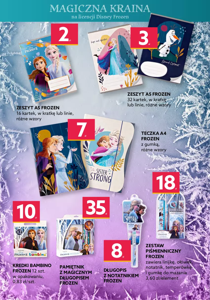 Gazetka promocyjna Dealz - NOWY KATALOGPOWRÓT DO SZKOŁY - ważna 29.07 do 04.09.2022 - strona 10 - produkty: Disney, Długopis, Frozen, Pamiętnik