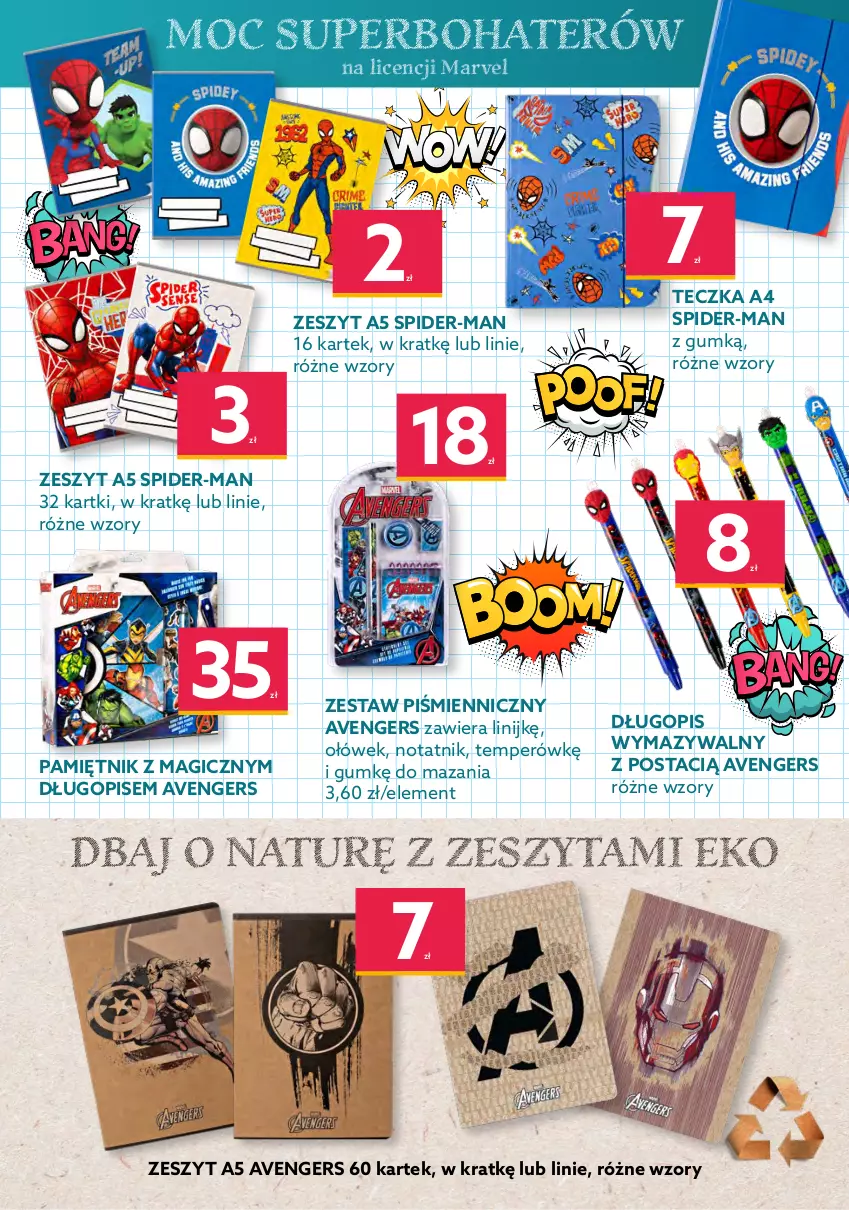 Gazetka promocyjna Dealz - NOWY KATALOGPOWRÓT DO SZKOŁY - ważna 29.07 do 04.09.2022 - strona 11 - produkty: Avengers, Długopis, Pamiętnik