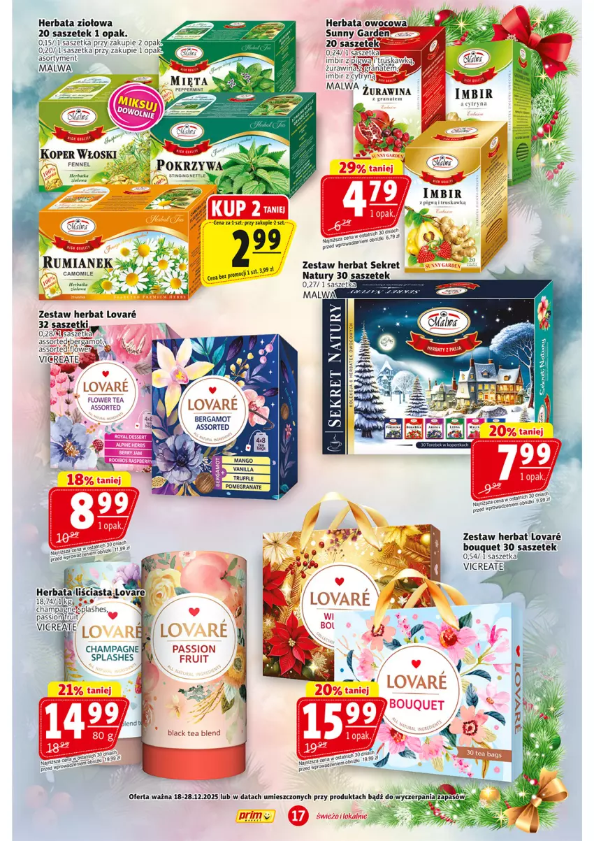 Gazetka promocyjna Prim Market - ważna 18.12 do 28.12.2025 - strona 17 - produkty: Gra, Granat, Herbata, Imbir, Kret, Lack