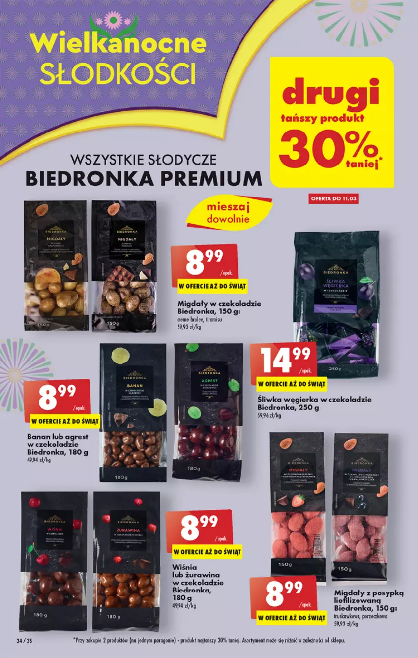 Gazetka promocyjna Biedronka - ważna 09.03 do 15.03.2023 - strona 34 - produkty: Dron, Gres, Migdały, Por