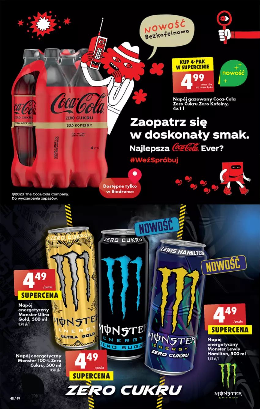 Gazetka promocyjna Biedronka - ważna 09.03 do 15.03.2023 - strona 48 - produkty: Coca-Cola, Dron, Napój, Napój gazowany