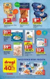 Gazetka promocyjna Biedronka - Gazetka - ważna od 15.03 do 15.03.2023 - strona 25 - produkty: Frosta, Sos, Karmazyn wędzony, Stek, Tusz, Panga, Krewetki, Mintaj, Dorsz, Lisner