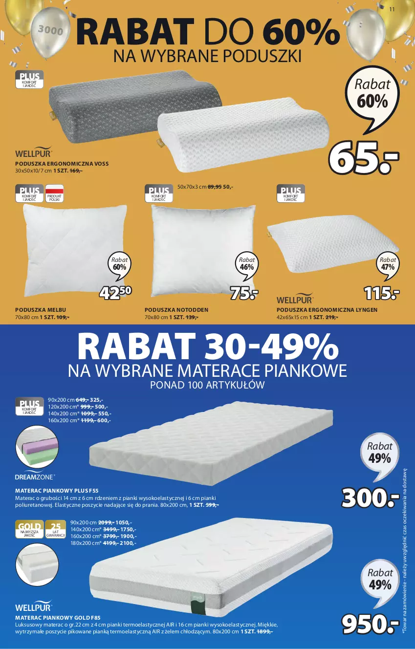 Gazetka promocyjna Jysk - Oferta tygodnia - ważna 04.05 do 18.05.2021 - strona 12 - produkty: Materac, Materac piankowy, Poduszka, Sok, Tera