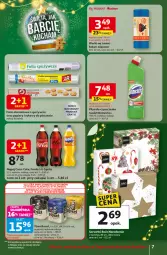Gazetka promocyjna Auchan - Gazetka Święta jak babcię kocham Supermarket Auchan - Gazetka - ważna od 17.12 do 17.12.2025 - strona 7 - produkty: Piwo, Piec, Domestos, Ser, Mus, Papier, Worki na śmieci, Serwetki, Coca-Cola, Worki na śmiec, Fanta, Sprite, Napój, Kozel, Fa