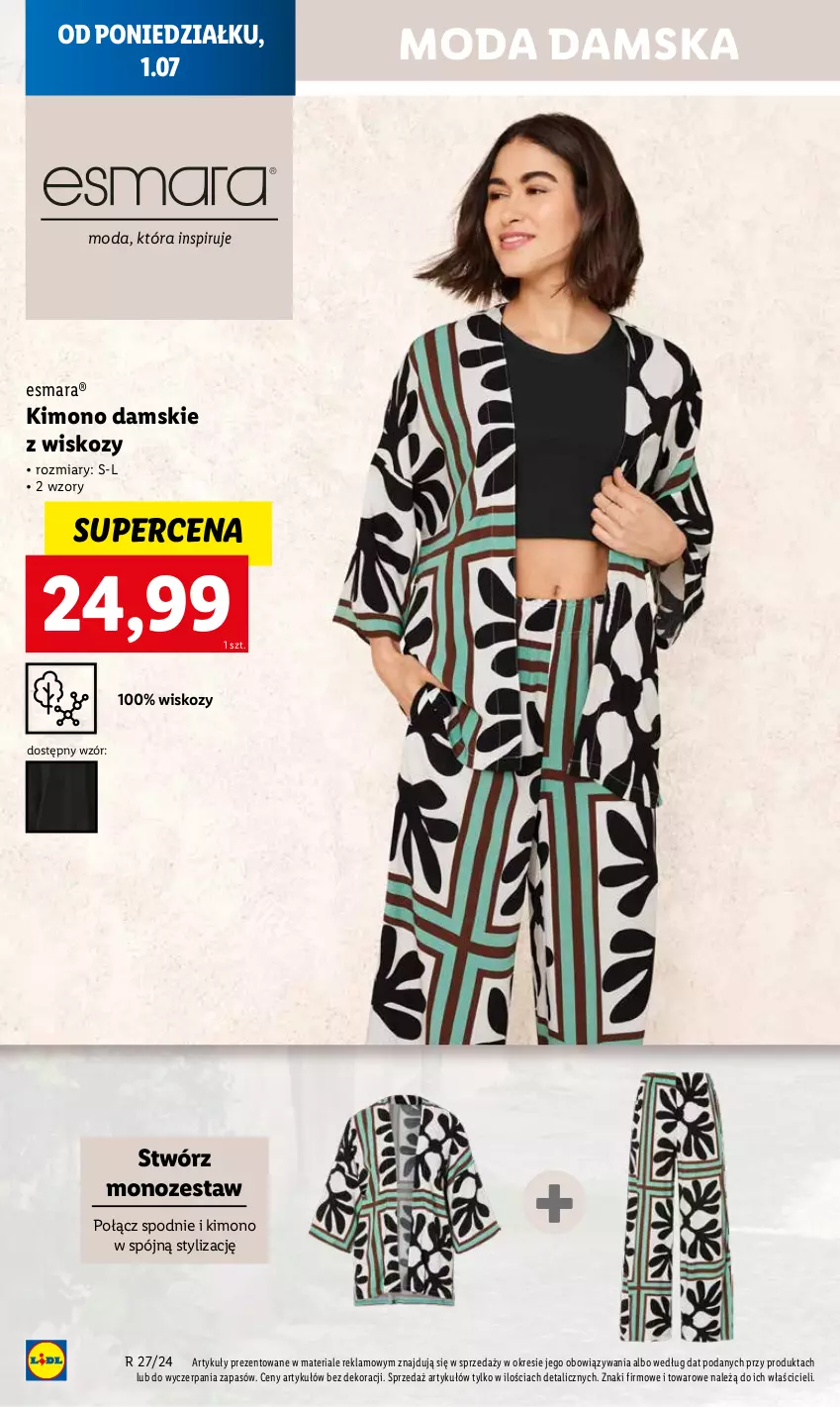 Gazetka promocyjna Lidl - GAZETKA - ważna 01.07 do 03.07.2024 - strona 12 - produkty: Moda, Spodnie