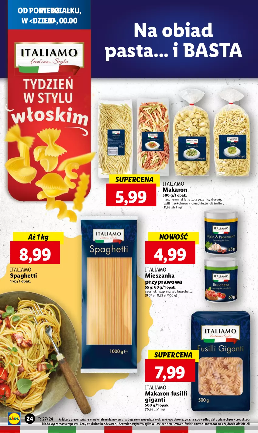 Gazetka promocyjna Lidl - GAZETKA - ważna 01.07 do 03.07.2024 - strona 28 - produkty: Czosnek, Makaron, Papryka, Rum, Spaghetti