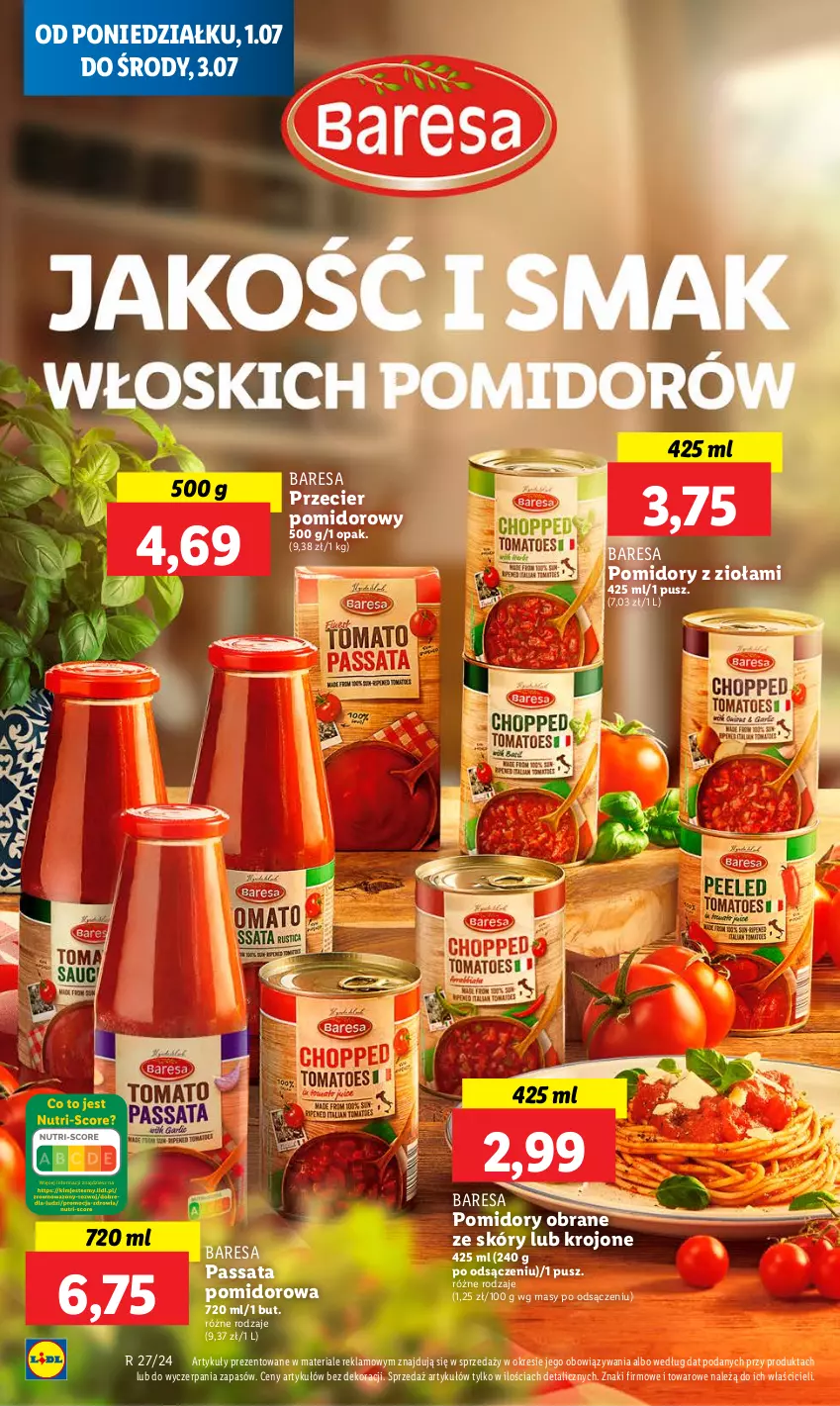 Gazetka promocyjna Lidl - GAZETKA - ważna 01.07 do 03.07.2024 - strona 34 - produkty: Pomidory