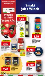 Gazetka promocyjna Lidl - GAZETKA - Gazetka - ważna od 03.07 do 03.07.2024 - strona 30 - produkty: Makaron, Warzywa, Sos, Ser, Ocet balsamiczny, Migdały, Papryka, Czosnek, Pesto, Tuńczyk, Bazyl, Sos do makaronu, Bazylia, Suszone pomidory, Ocet, Pomidory