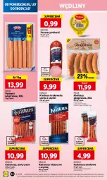 Gazetka promocyjna Lidl - GAZETKA - Gazetka - ważna od 03.07 do 03.07.2024 - strona 40 - produkty: Cheddar, Krakus, Beko, Kiełbasa krakowska, Parówki, Pasztet, PIKOK, Podlaski, Kiełbasa głogowska, Kabanos, Kiełbasa