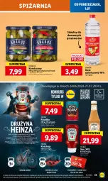 Gazetka promocyjna Lidl - GAZETKA - Gazetka - ważna od 03.07 do 03.07.2024 - strona 49 - produkty: Ketchup, Krakus, Sos, Korniszony, Ocet, Heinz, Fa