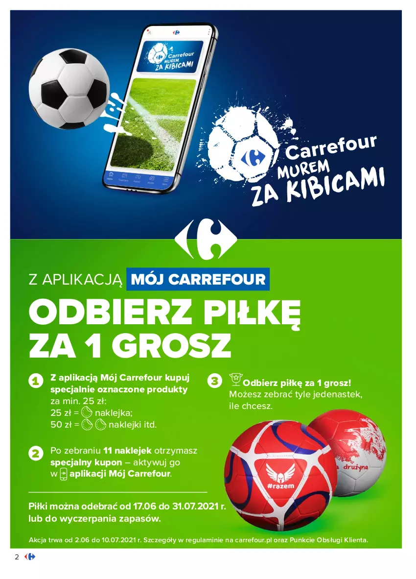 Gazetka promocyjna Carrefour - Gazetka Carrefour - ważna 14.06 do 27.06.2021 - strona 2 - produkty: Klej, Stek