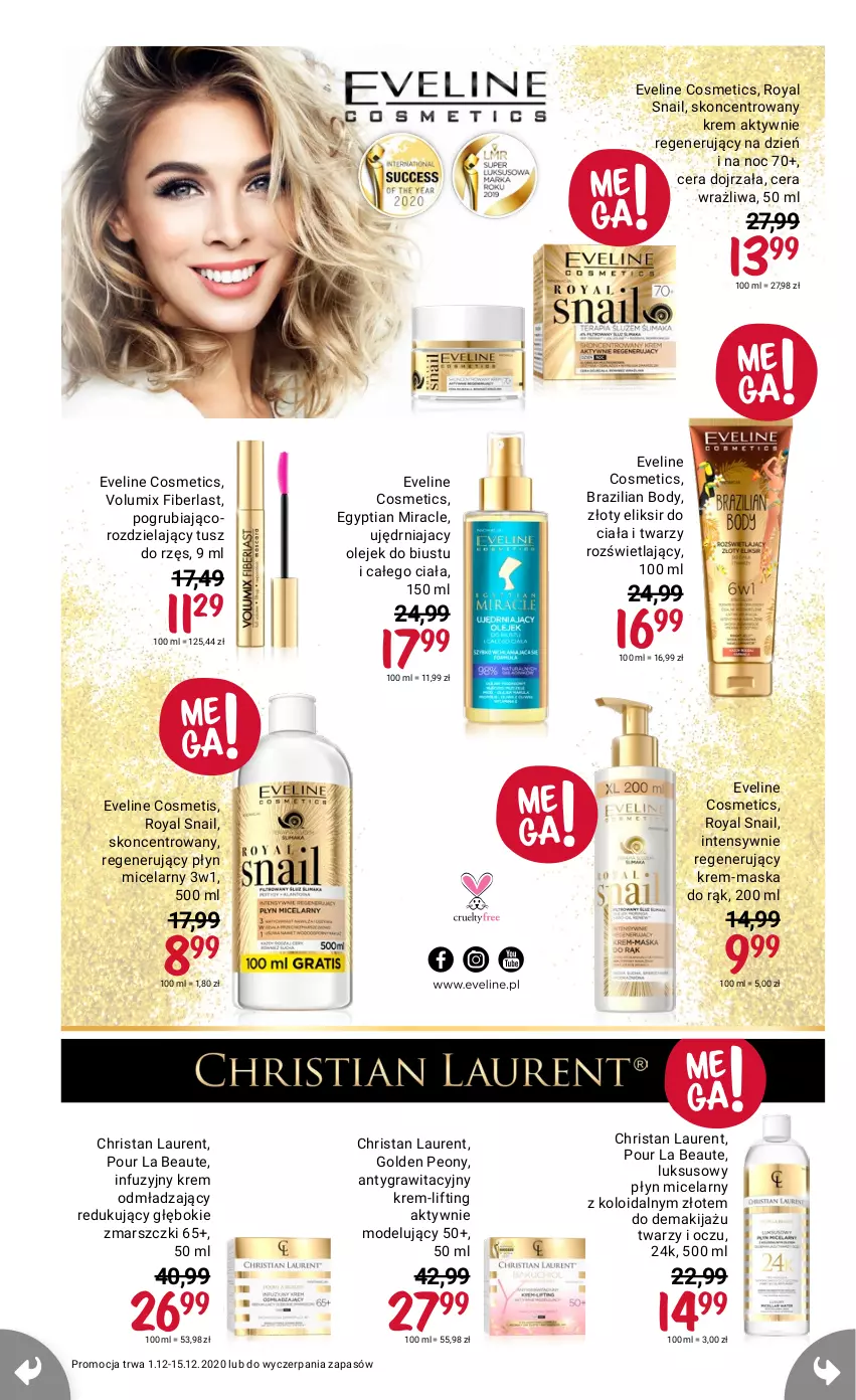 Gazetka promocyjna Rossmann - 1 Grudnia - ważna 01.12 do 15.12.2021 - strona 14 - produkty: Eveline, Gra, Laur