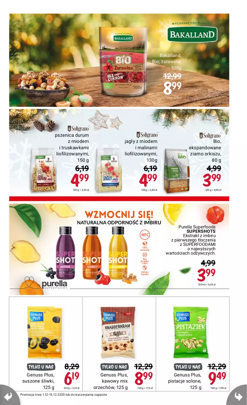 Gazetka promocyjna Rossmann - 1 Grudnia - ważna 01.12 do 15.12.2021 - strona 35 - produkty: Genuss Plus, Imbir, LANA, Pur, Purella superfoods